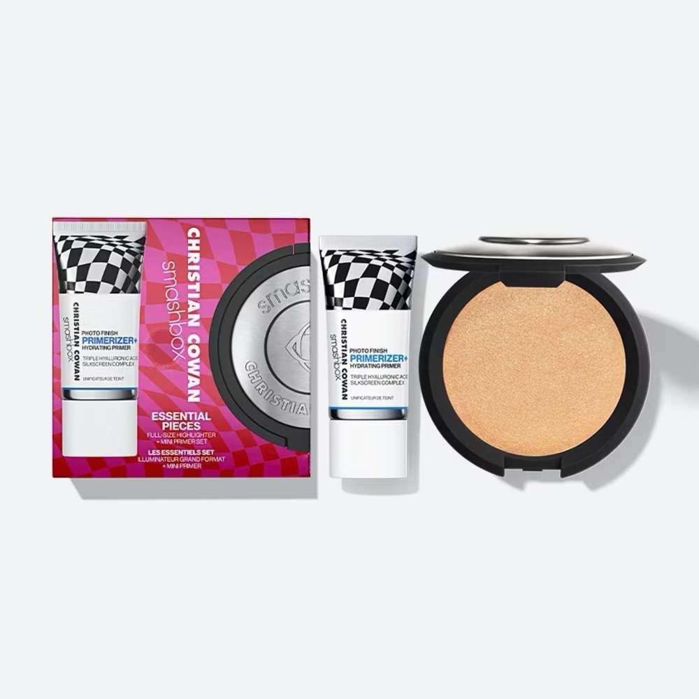 Smashbox Becca Christian Cowan highlighter and mini primer set